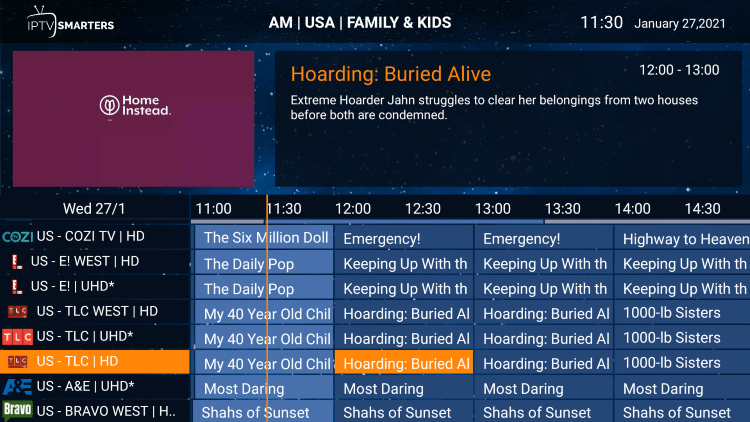 THE AMAZING TV CATCH UP TV VOD IPTV LIVE IPTV THE BEST ONE GOOD CHANNEL