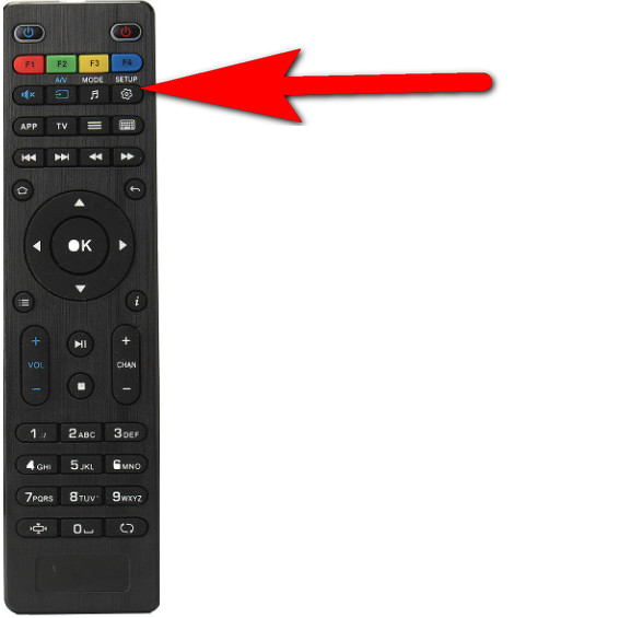 DRÜCKEN SIE DIE SETUP-TASTE AUF IHREM MAG