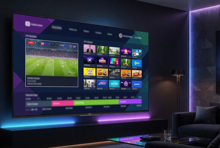 eKoPlayer IPTV player review on a smart TV