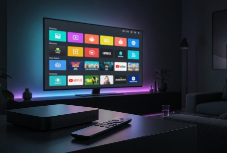 Setting up IPTV on Apple TV with a streaming box and remote