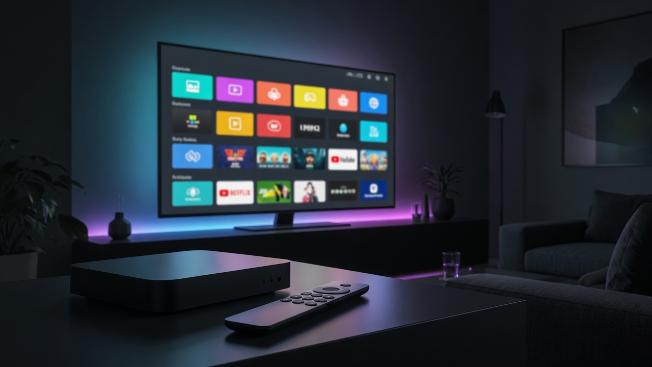 Setting up IPTV on Apple TV with a streaming box and remote