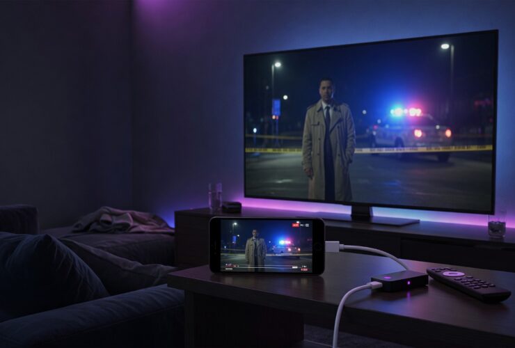 Watching IPTV on a Roku TV by casting from a phone