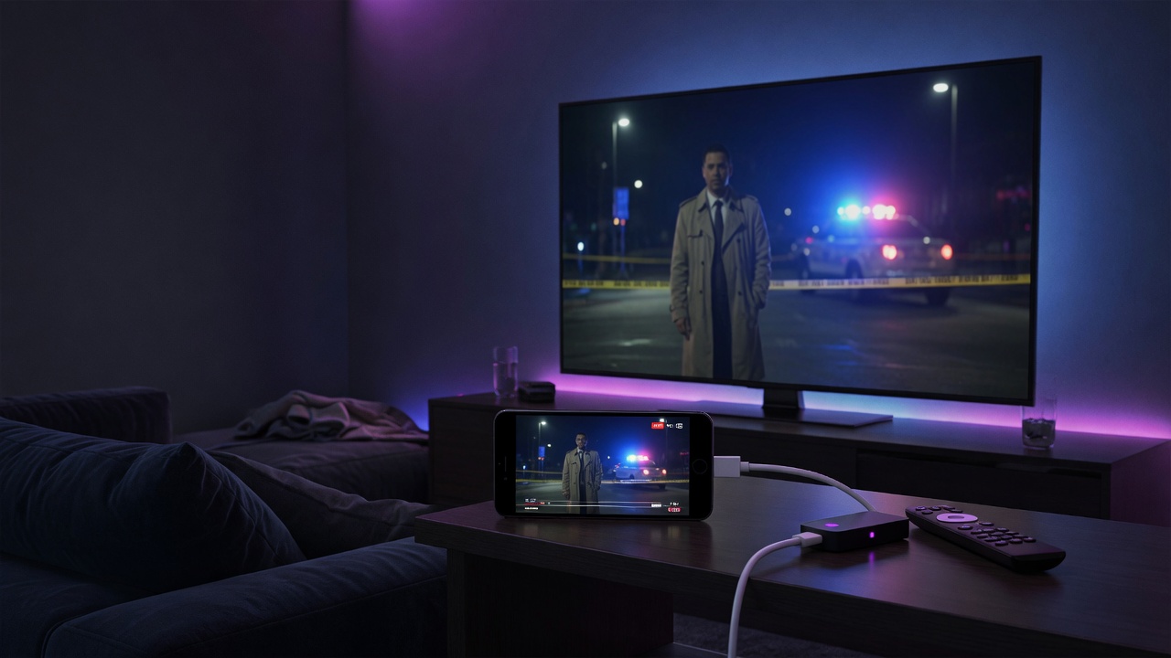 Watching IPTV on a Roku TV by casting from a phone