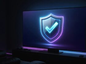 Is IPTV legal — a TV with a shield and checkmark symbol