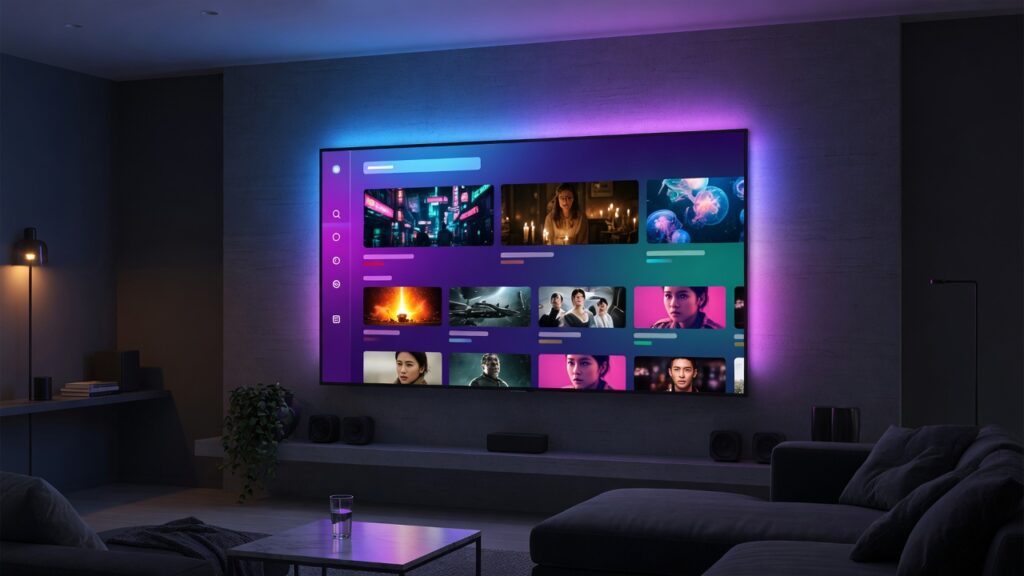 A SET IPTV alternative on a smart TV