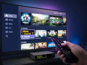 A Smart STB alternative IPTV player on a TV