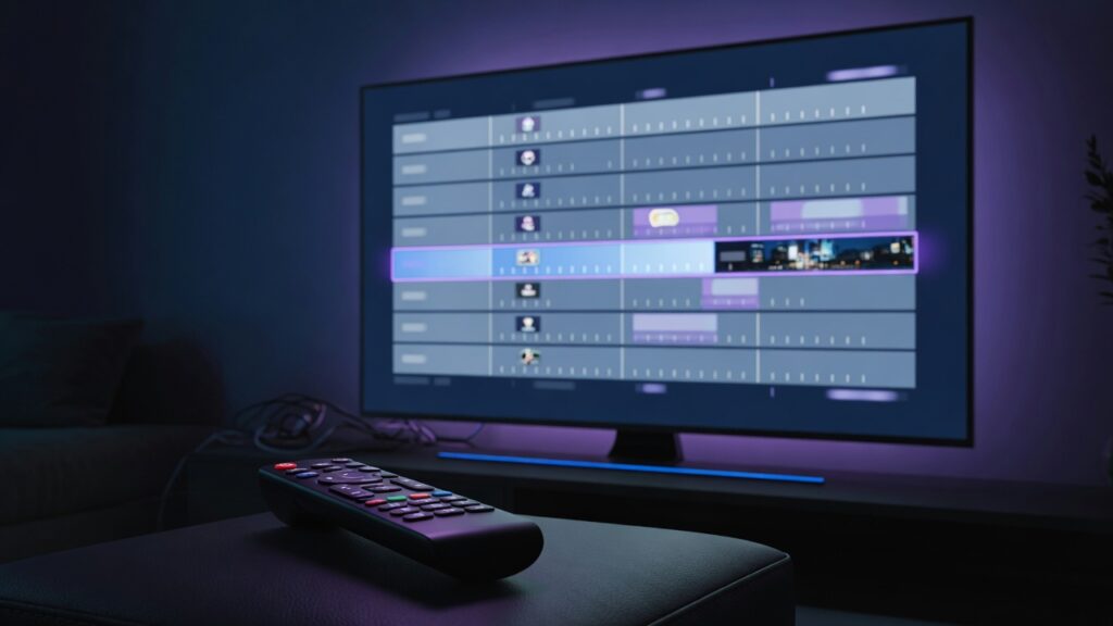A TiviMate alternative IPTV player on a TV